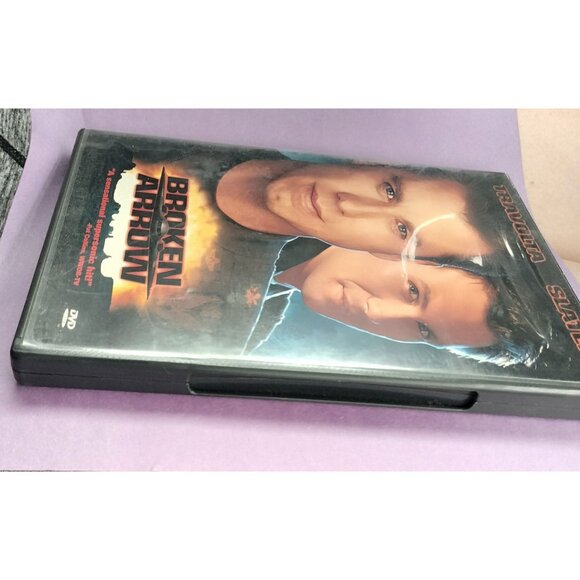 Broken Arrow DVD 1996 John Travolta Christian Slater Action Movie Thriller Disc - Picture 8 of 14